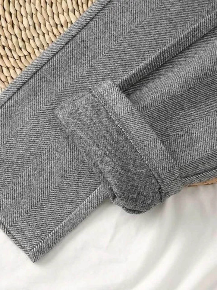 Casual High Waisted Trousers