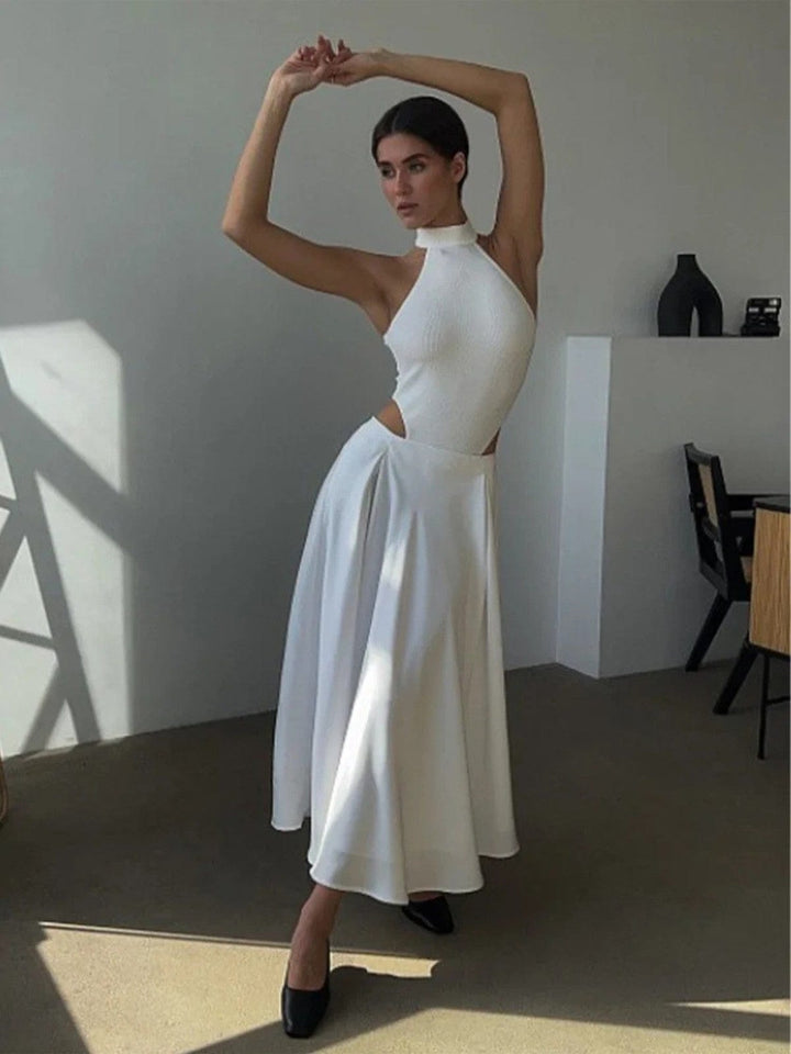 Elegant Satin Maxi Skirt