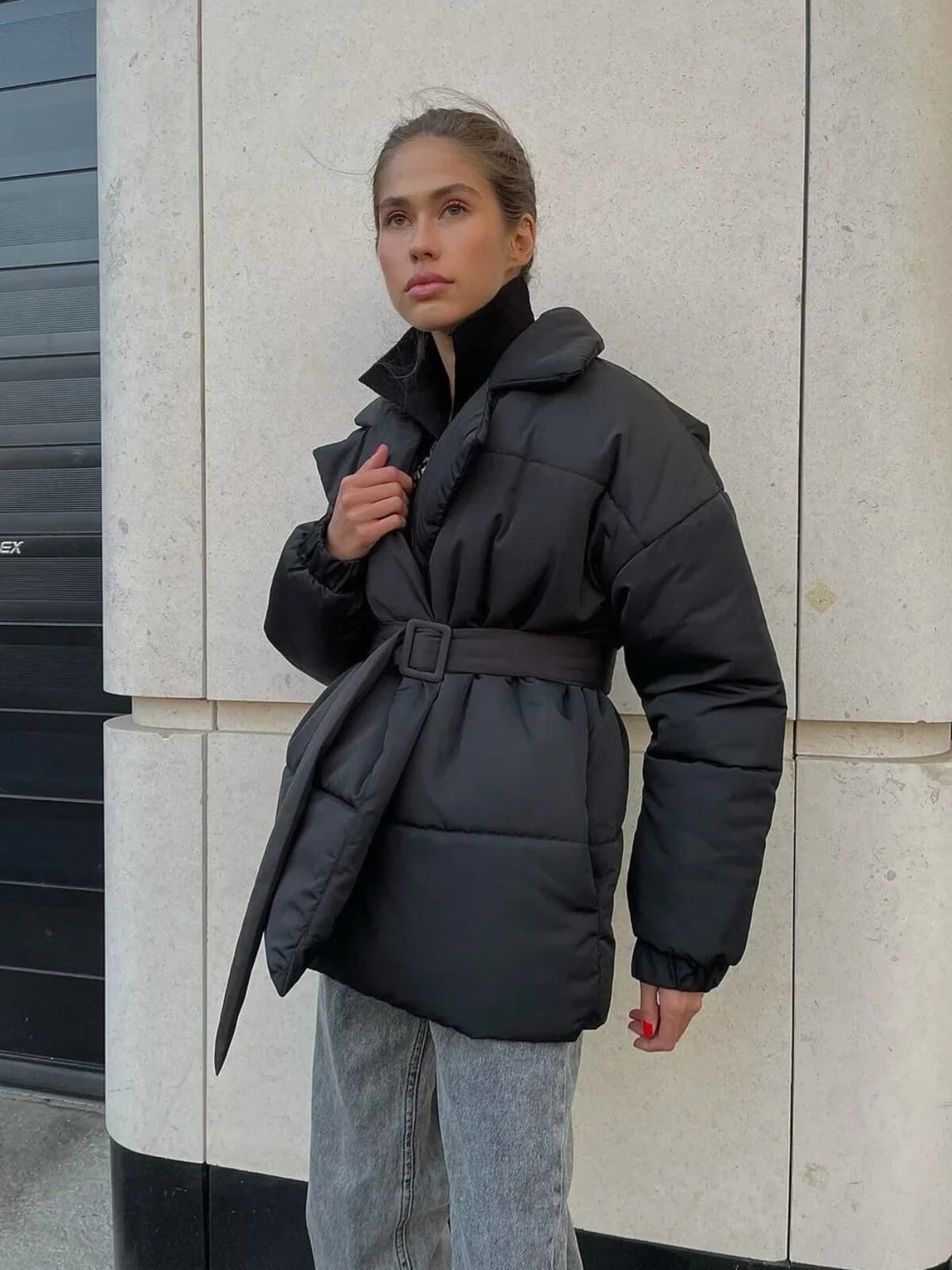 Vintage Loose Cotton Puffer Jacket