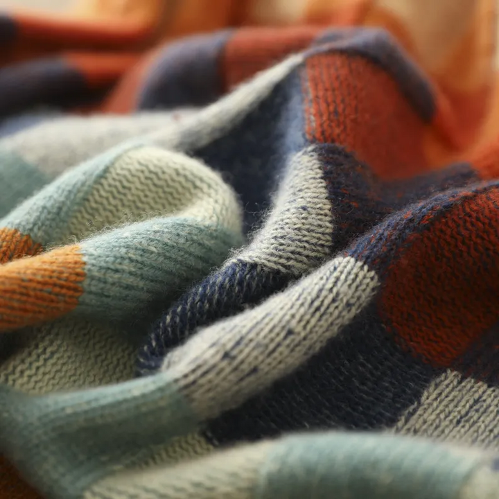 Colourful Turtleneck Sweater
